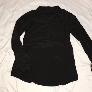 Long sleeve maternity blouse